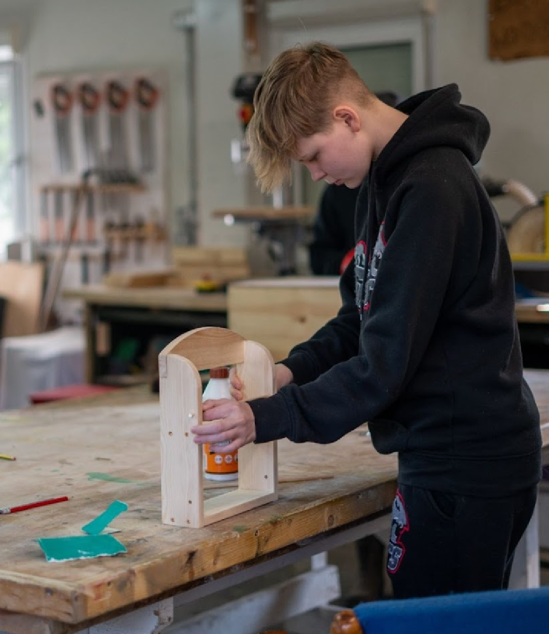 Bridge School Malvern - Pupil working on laptop 