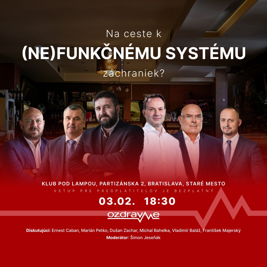 ozdravme diskusia záchranky pozvánka