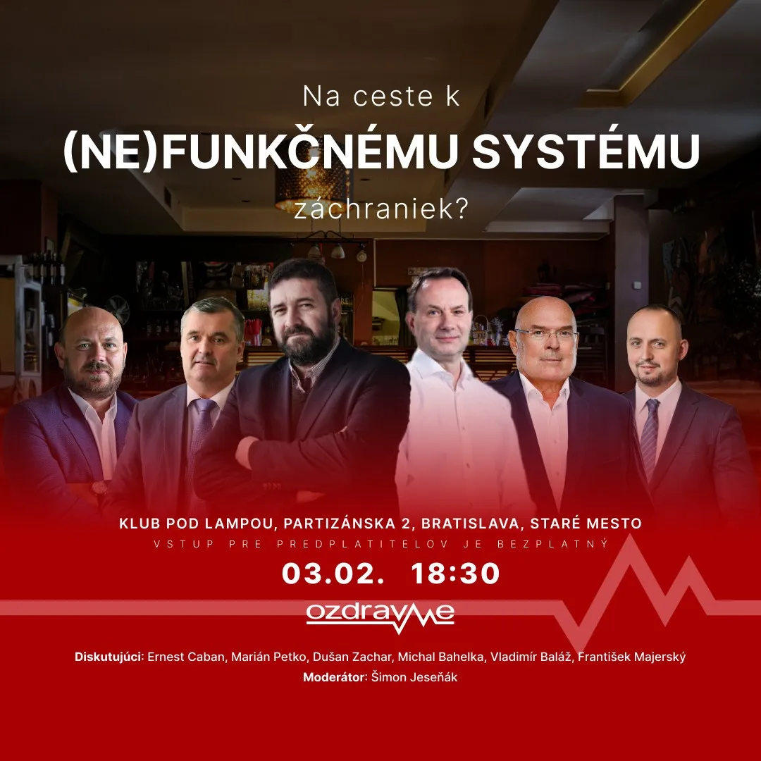 ozdravme diskusia záchranky pozvánka