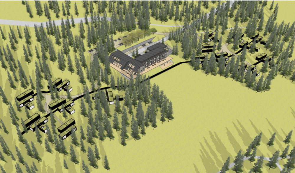 Vizualizácia Golf Hotel Tále