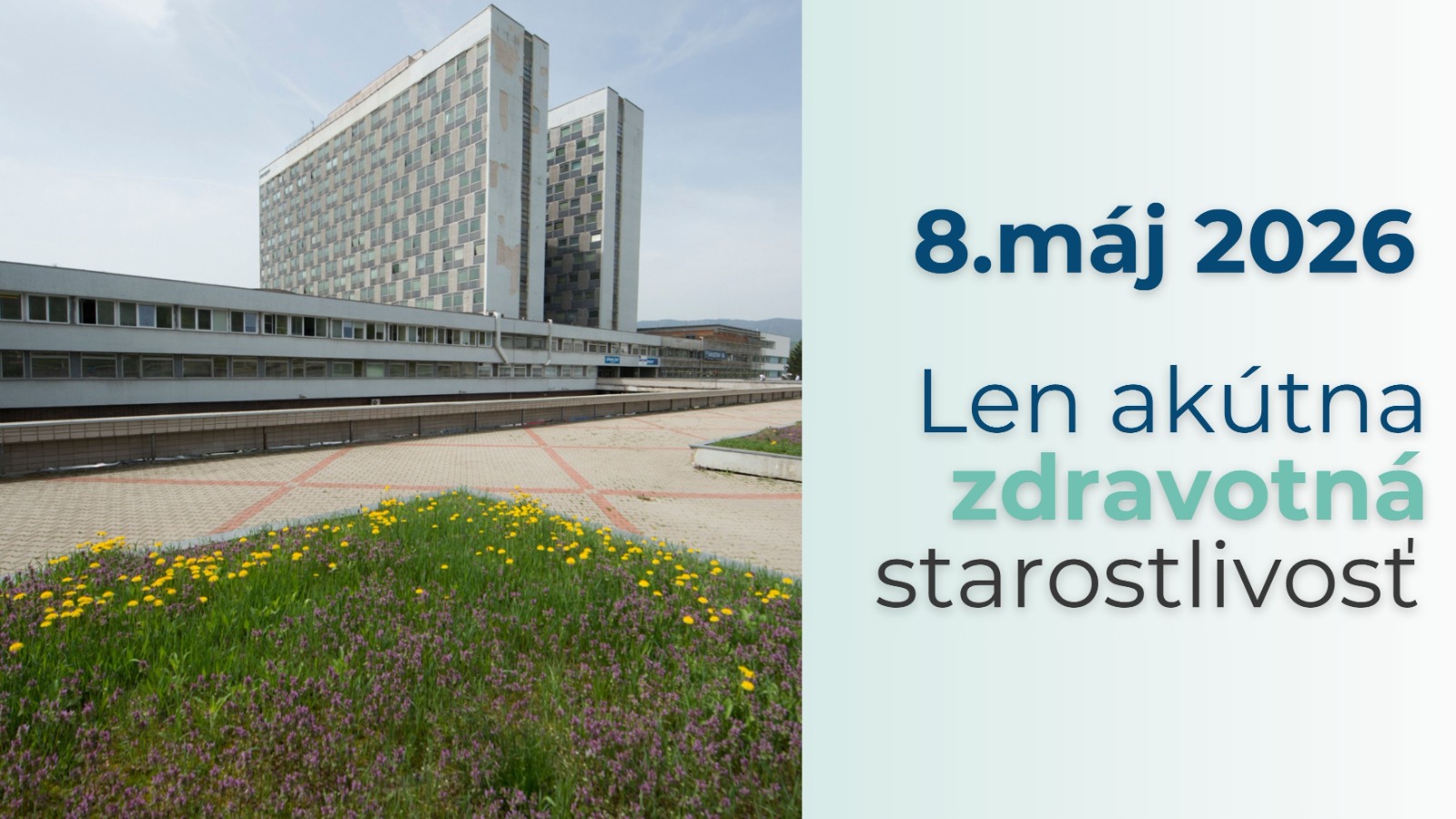 Konsolidácia v praxi: Rooseveltova nemocnica v Banskej Bystrici obmedzuje prevádzku počas pracovného sviatku