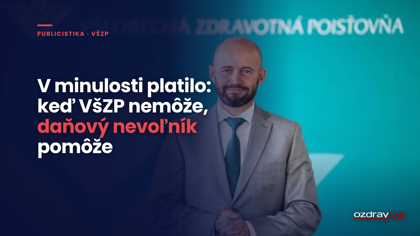 Richard Strapko - bývalý riaditeľ VšZP