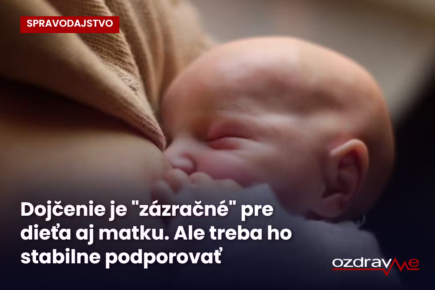 dojčenie bábätko