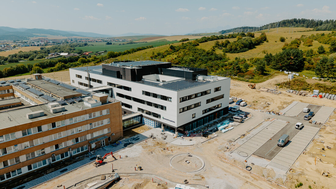 Nový pavilón nemocnice v Spišskej Novej Vsi