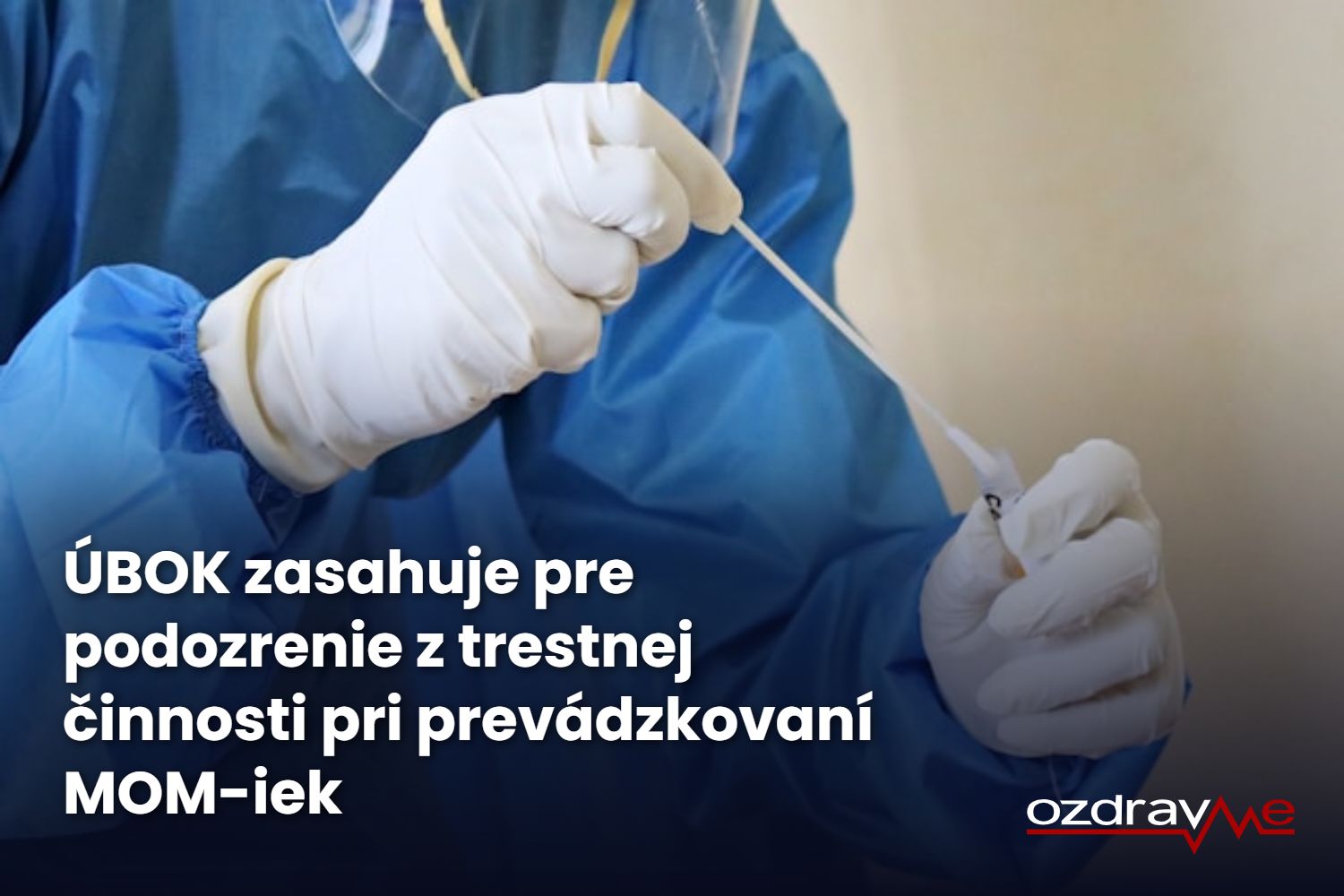 ÚBOK zasahuje pre podozrenie z trestnej činnosti pri prevádzkovaní MOM-iek