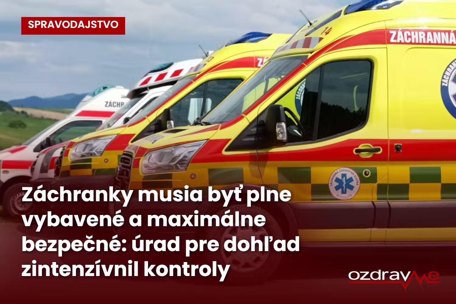 záchranky sanitky ZZS Bratislava