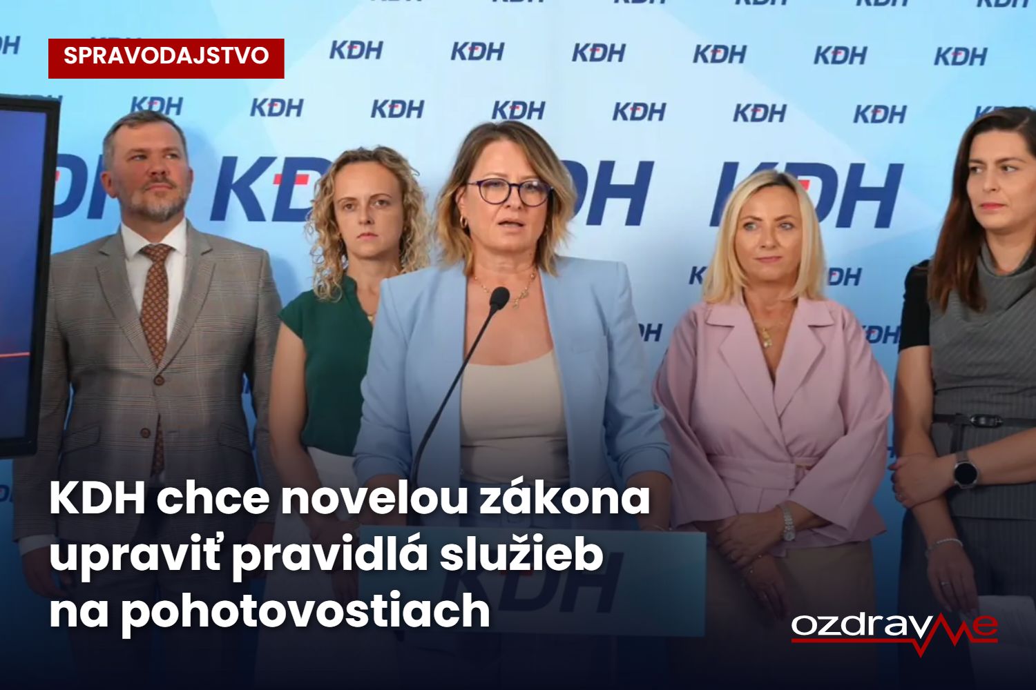 KDH chce novelou zákona upraviť pravidlá služieb na pohotovostiach