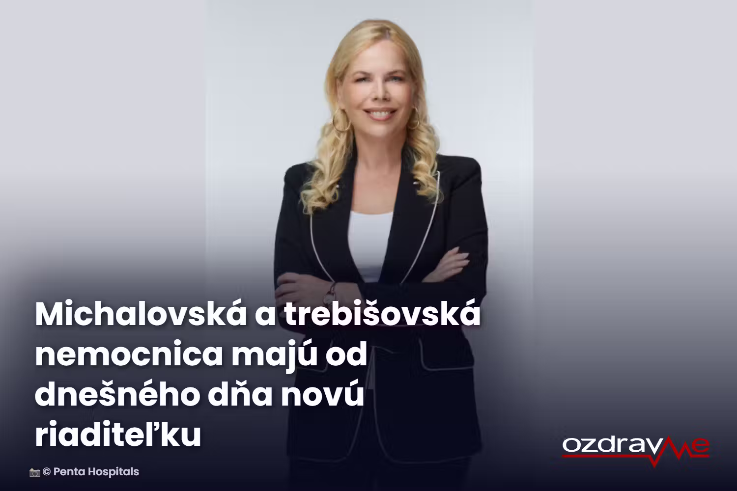 nová riaditeľka nemocní v Michalovciach a Trebišove Mária Grüllingová