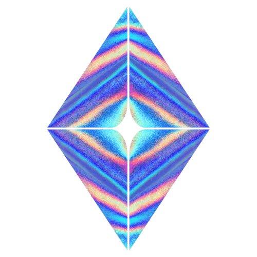 Lodestar, Ethereum client logo, yellow diamond-shaped geometric logo with a small square cutout in the center.