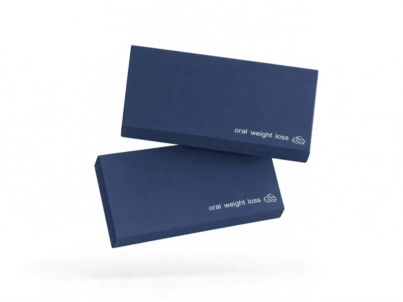 Two HeMed oral weight loss treatment boxes