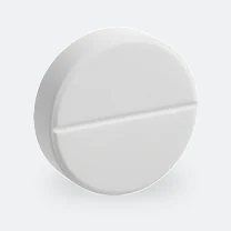 Round white oral semaglutide tablet