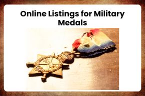 Online Listings for Military Medals