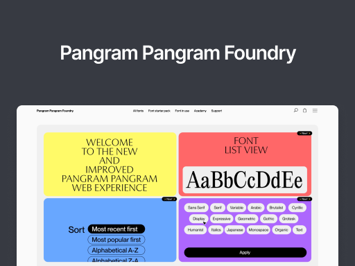 Pangram Pangram