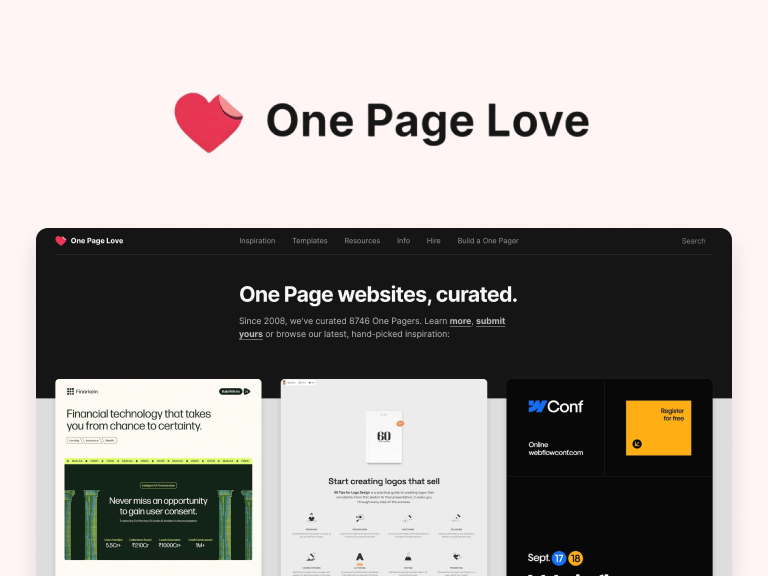 One Page Love