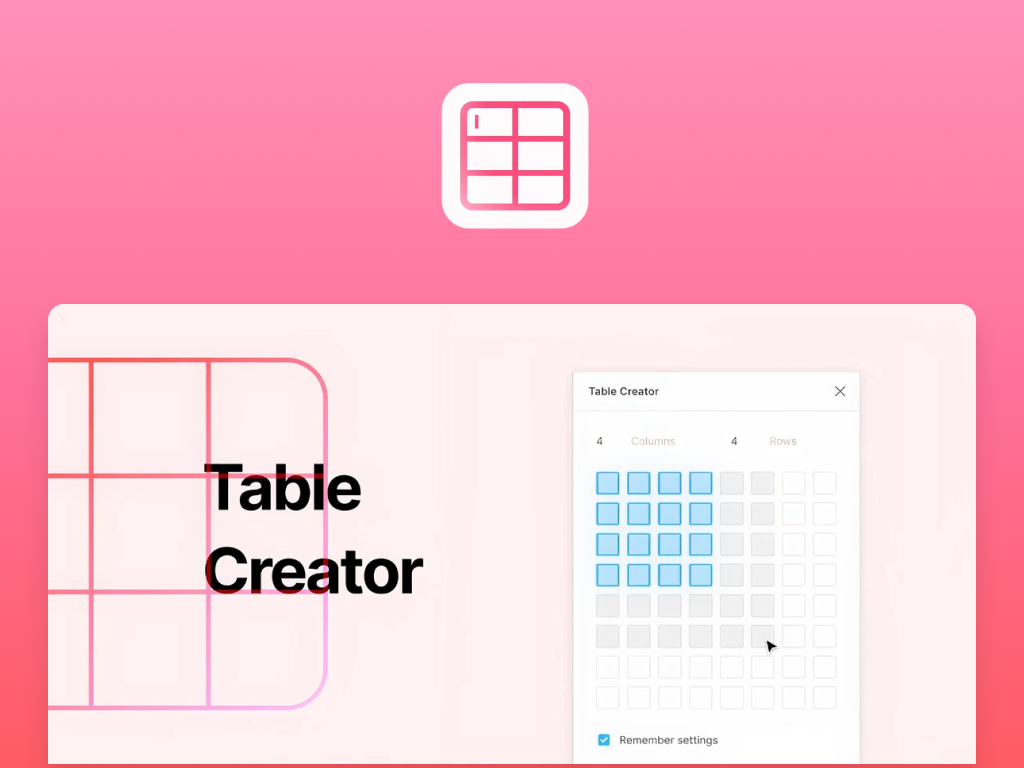 Table Creator