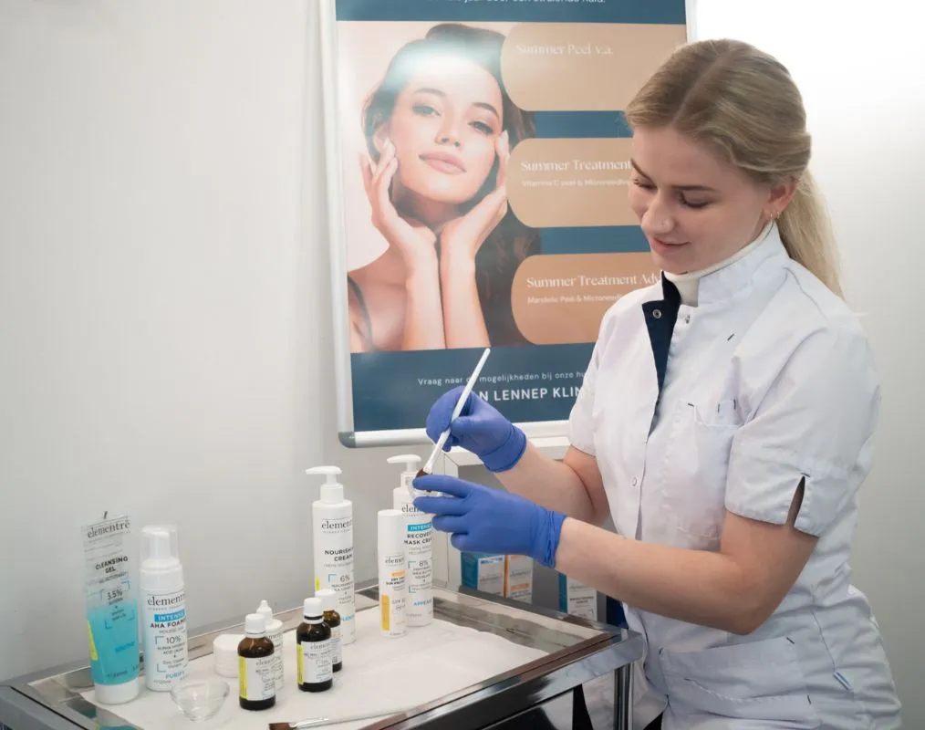 Behandeling tijdens de zomer met vitamine C 