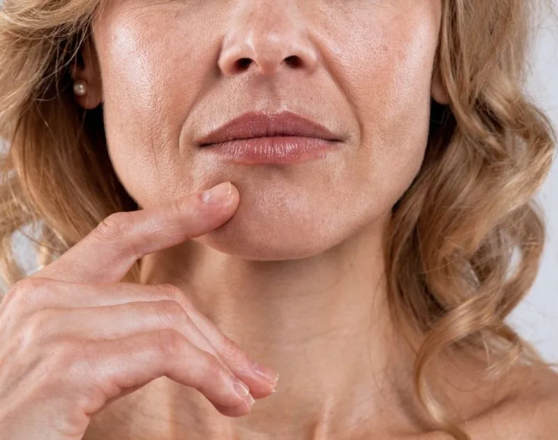 Neuslippenplooi behandeling met fillers
