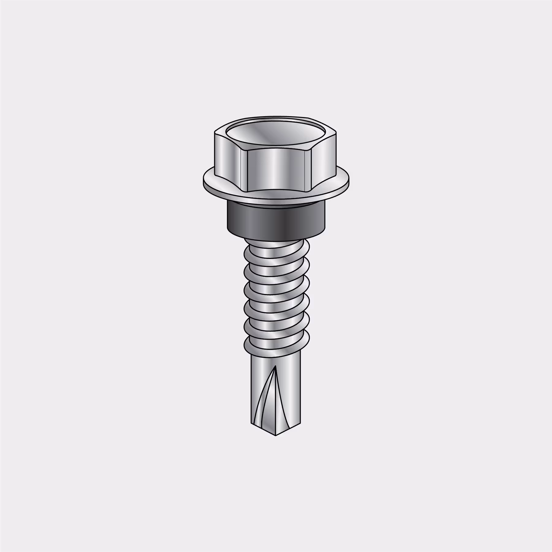 Tornillos Tek (Arandela Sellante Adherida)