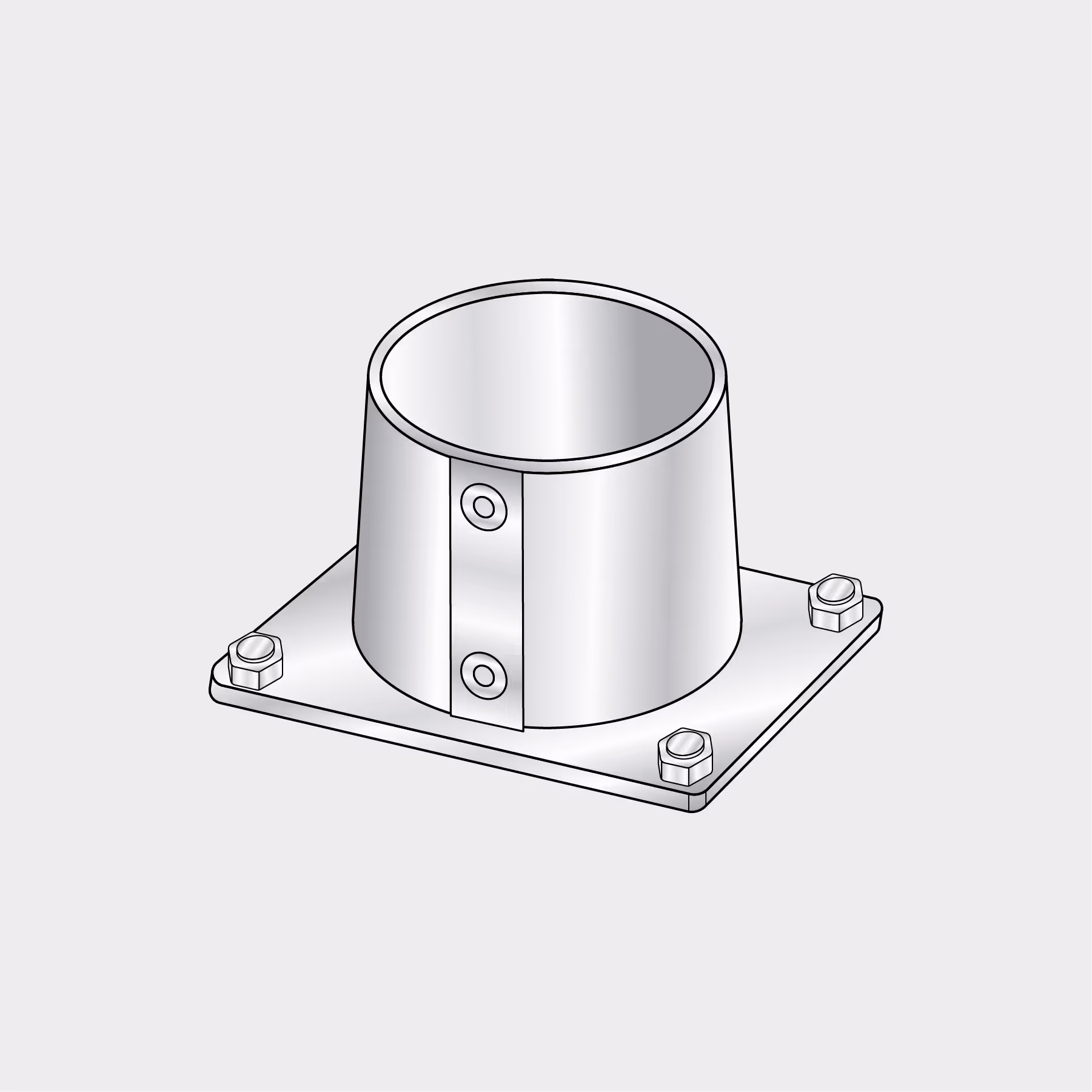 No. 47 Rect. Base Flange