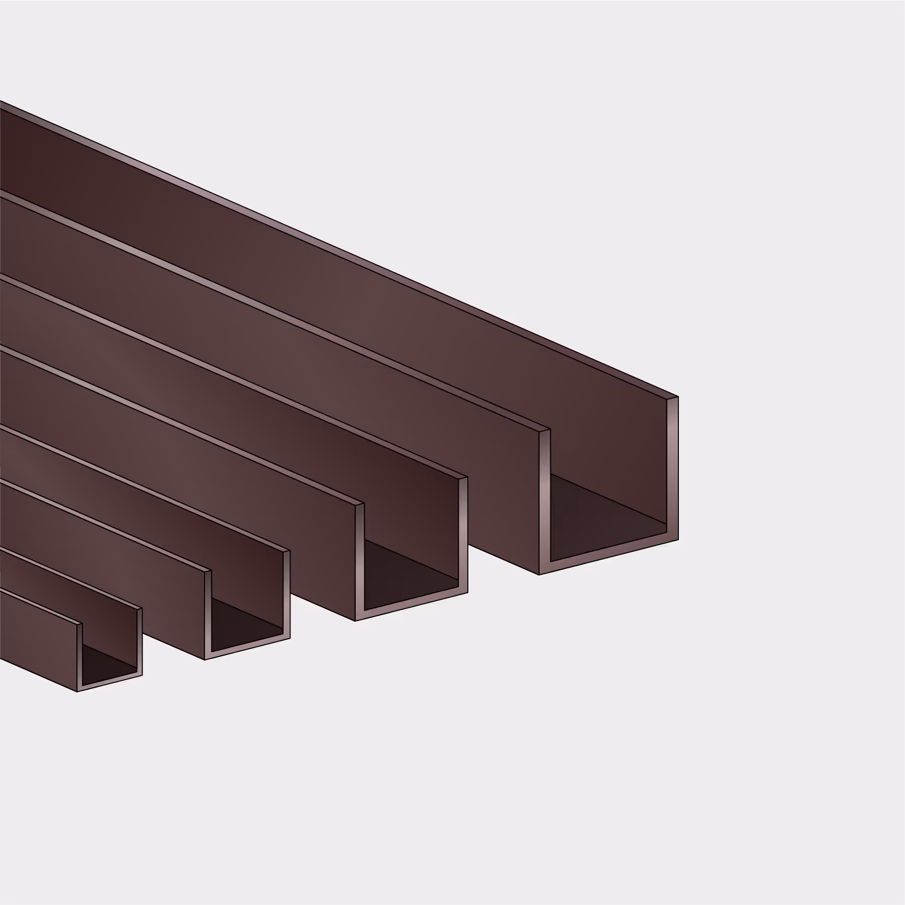Canal (Anodizado Bronce)