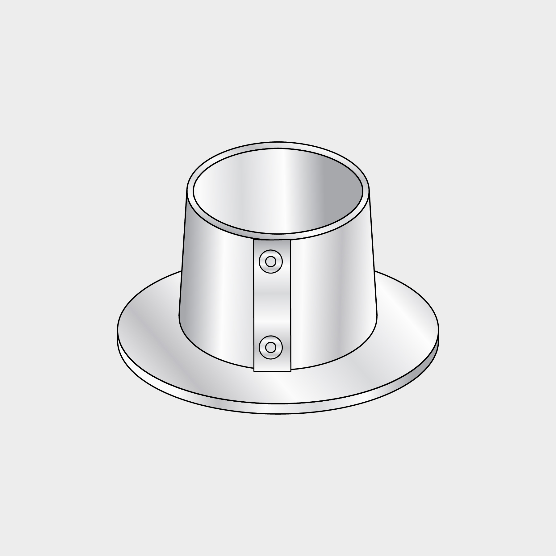 No. 43 Round Base Flange