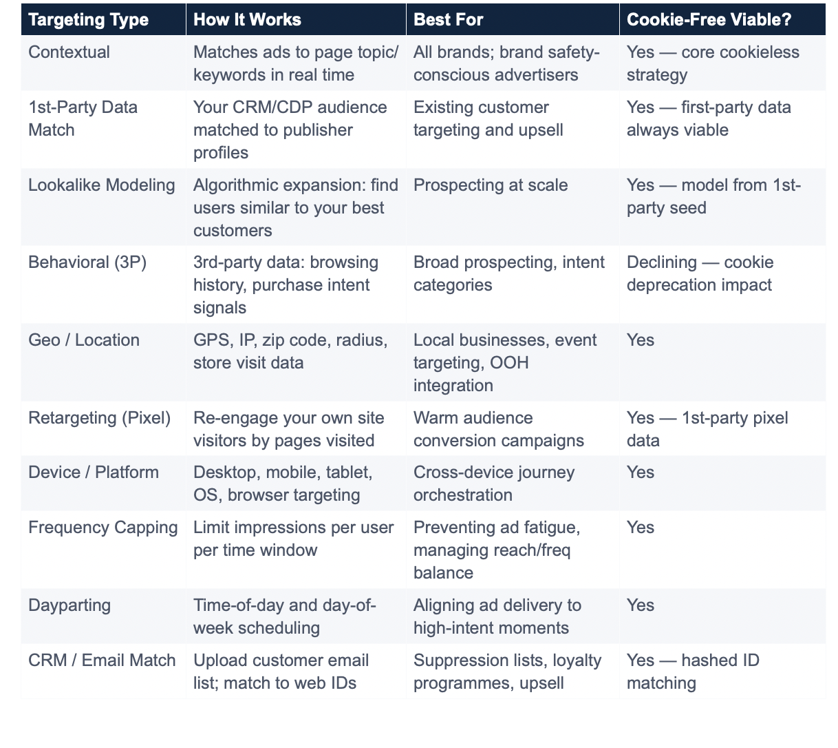 Advanced Targeting, Benchmarks & Measuring Success