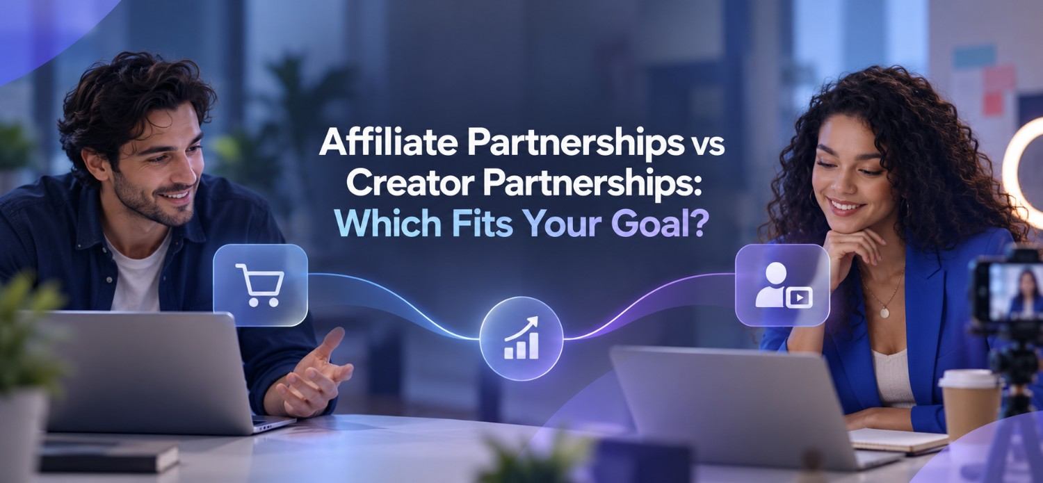 Affiliate Partnerships vs Creator Partnerships: Which Fits Your Goal?