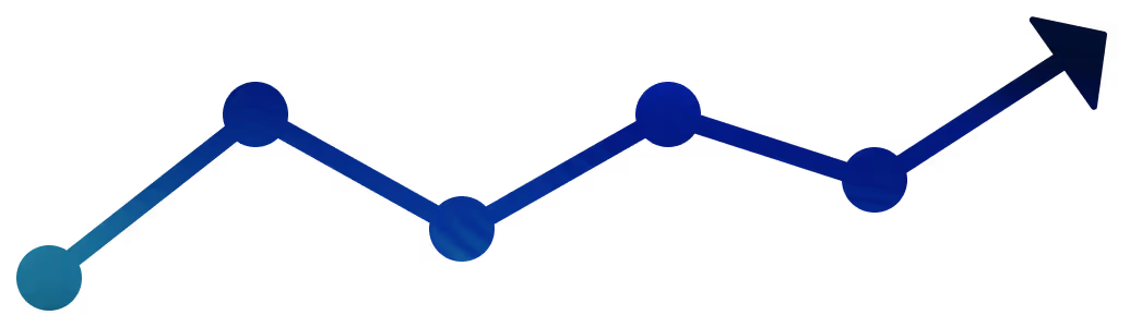 Illustration of data chart depicting data-driven improvements
