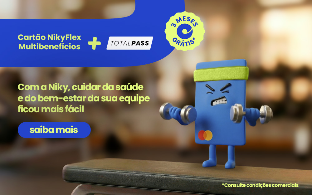 Cartão NikyFlex Multibenefícios + TotalPass