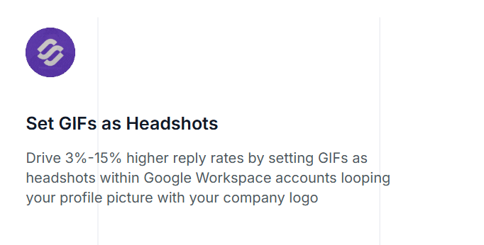 Primeforge email GIF feature