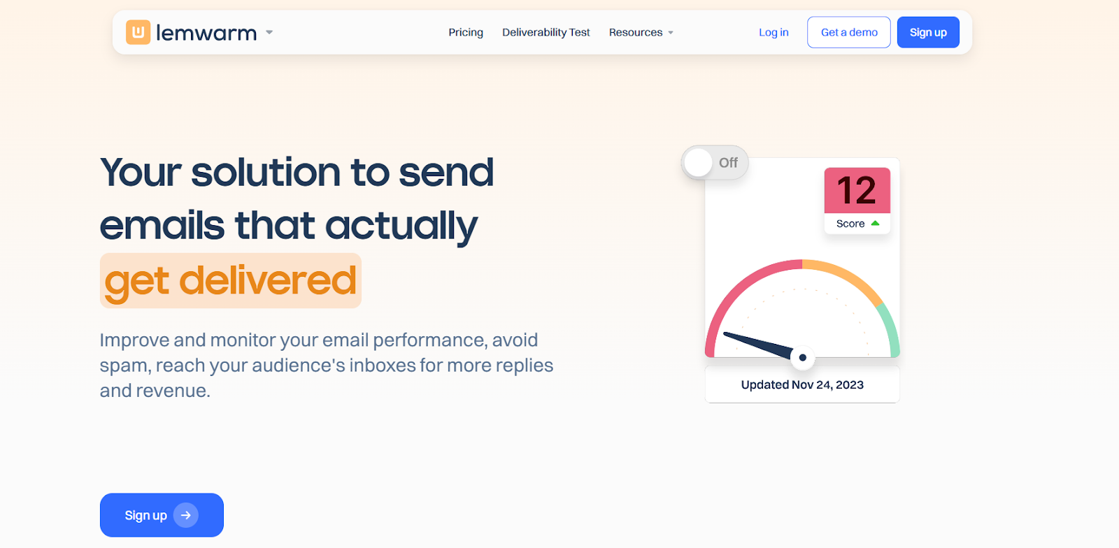 Lemwarm homepage