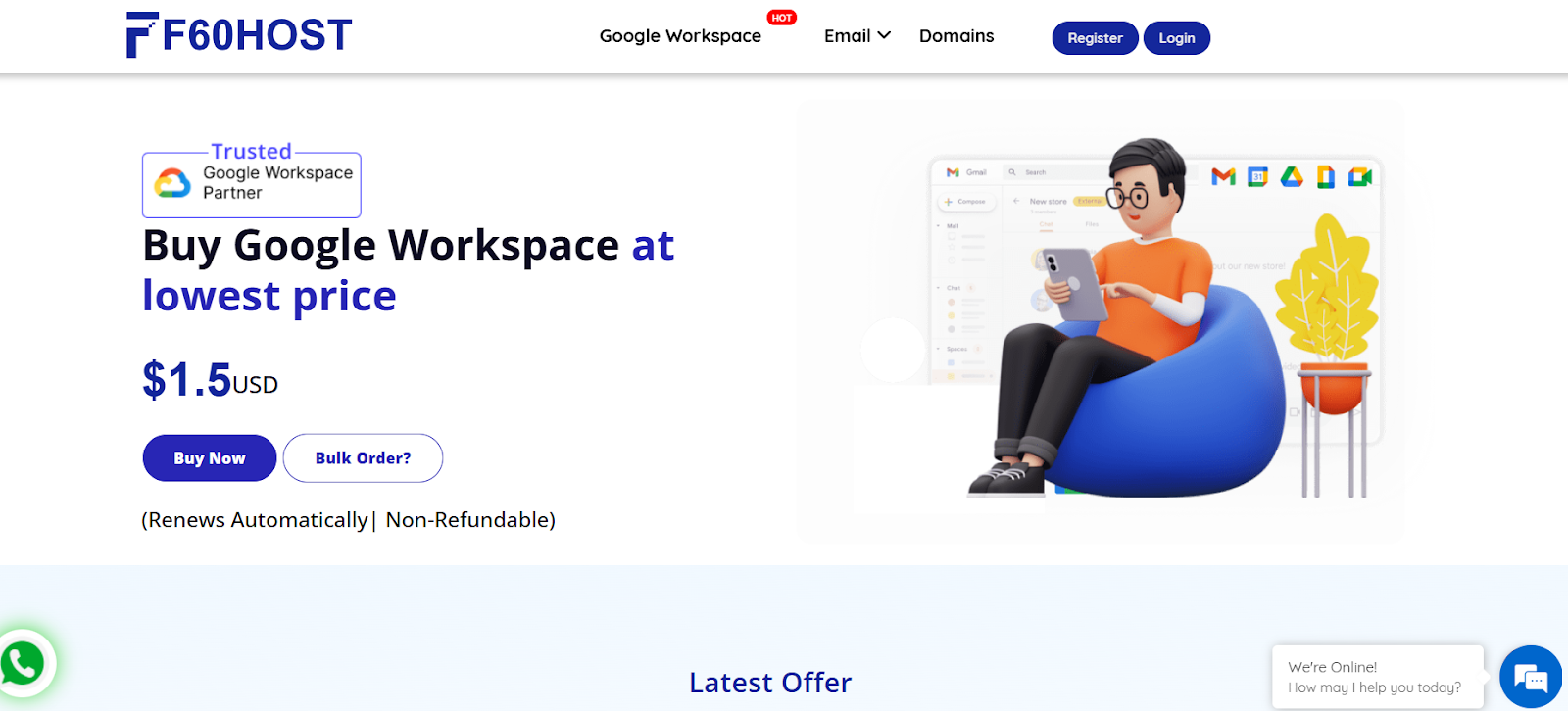 F60Host LLP homepage