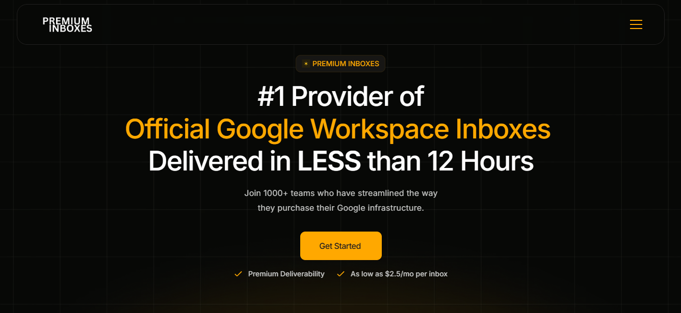 PremiumInbox homepage