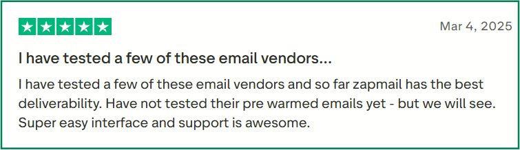 Zapmail trustpilot review