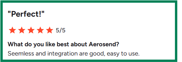 Aerosend G2 review about its ease of use