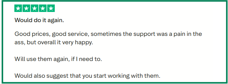 Inboxology trustpilot review about support