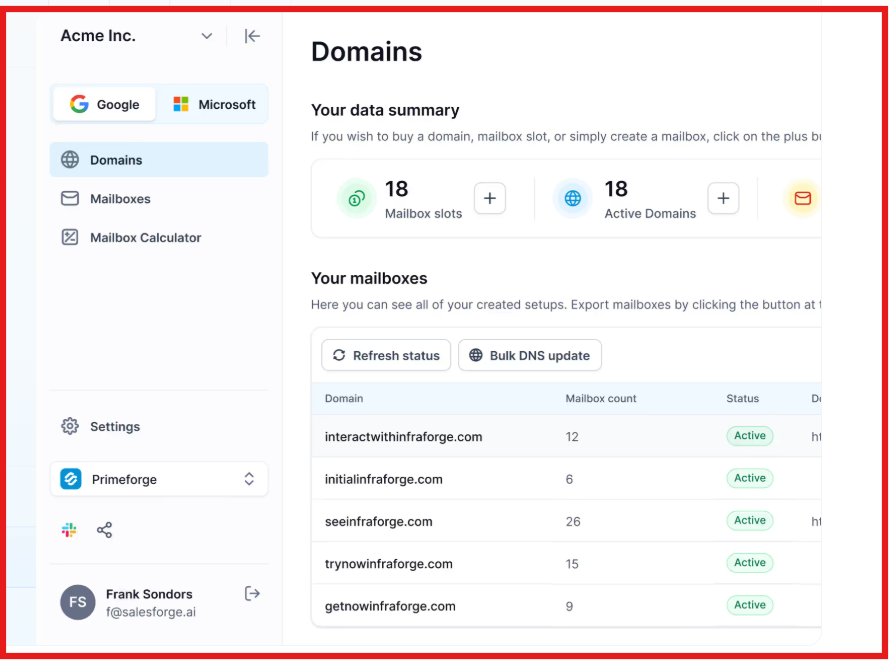 Free Automated Set Up with Primeforge