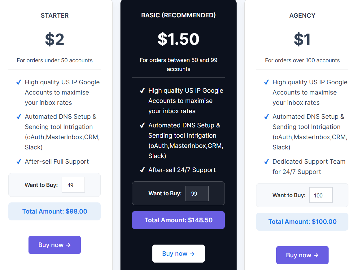 Mailbomb google workspace inbox pricing
