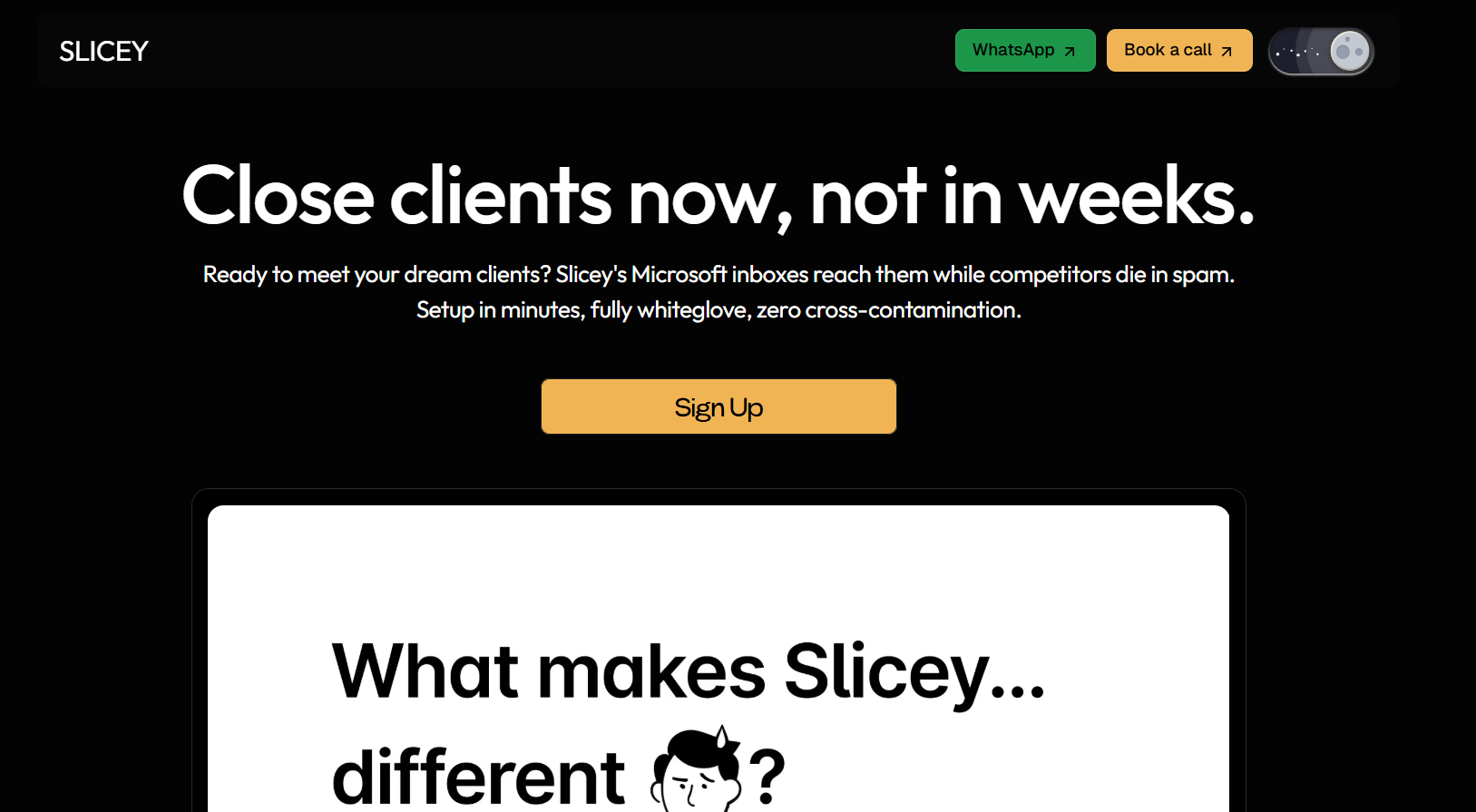 Slicey homepage