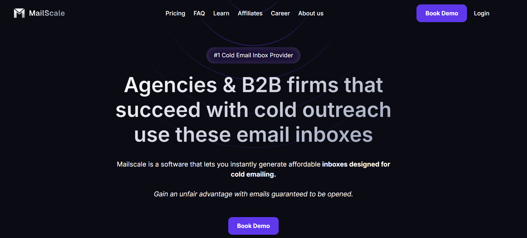 Mailscale homepage