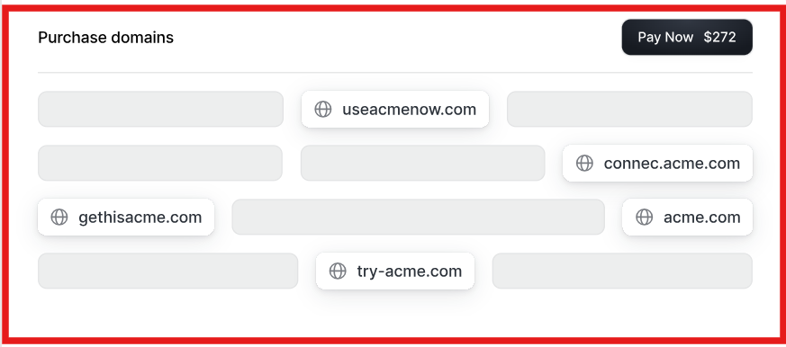Purchase domains on Mailpool