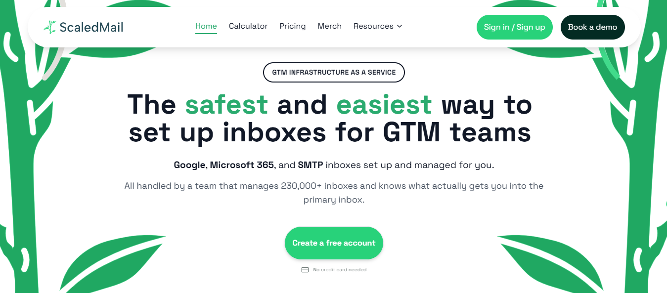 ScaledMail Homepage