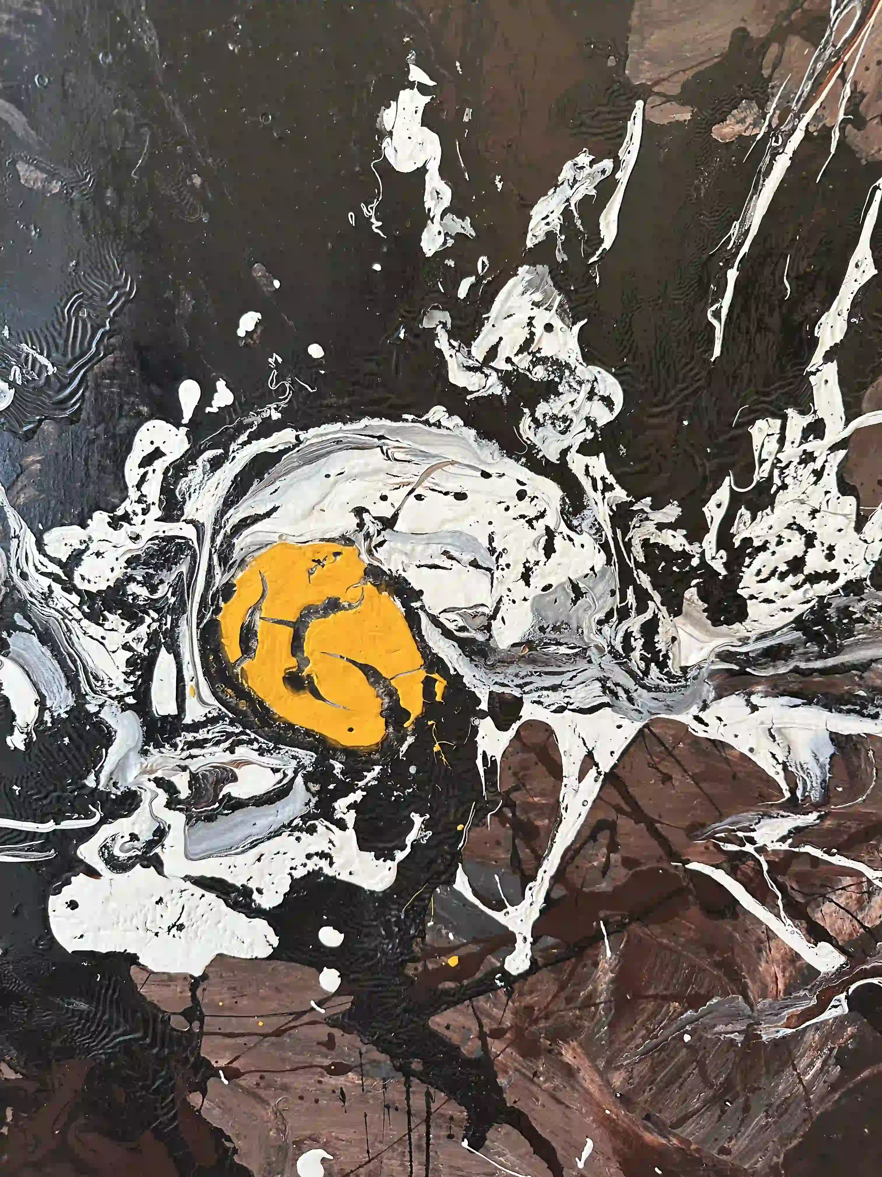 Sunny-side-up Painting Close-up