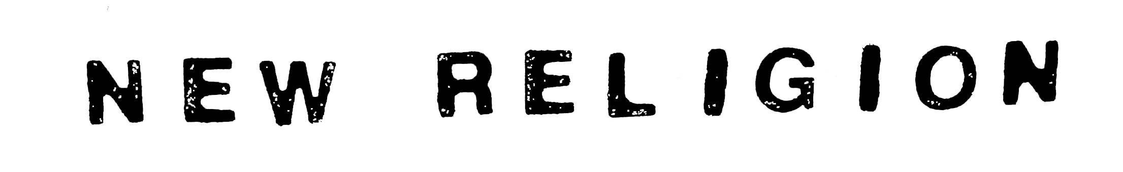 New Religion