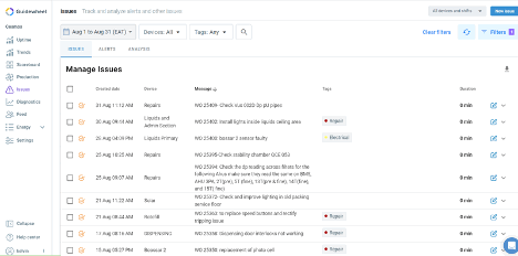 GIF demonstrating Guidewheel's monitoring features