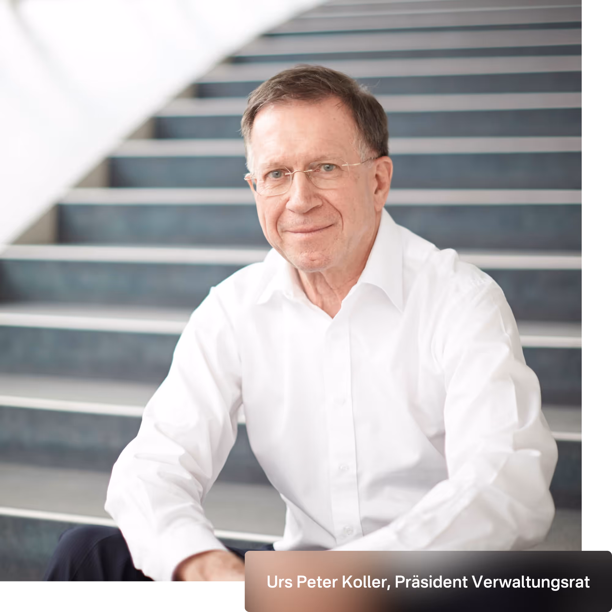 Foto von Urs Peter Koller, Präsident des Verwaltungsrat