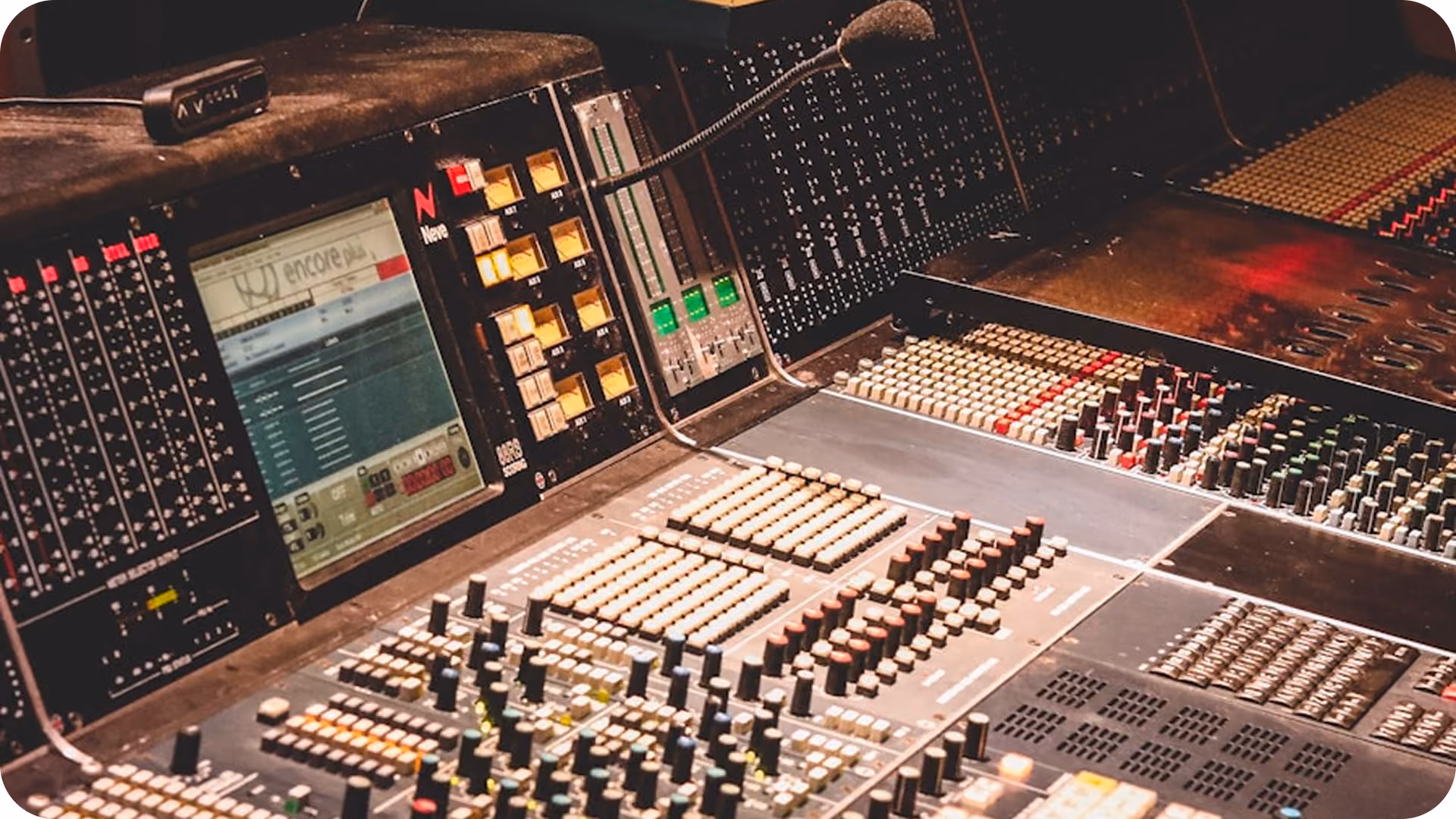 Image (Mixing console in pro studio)