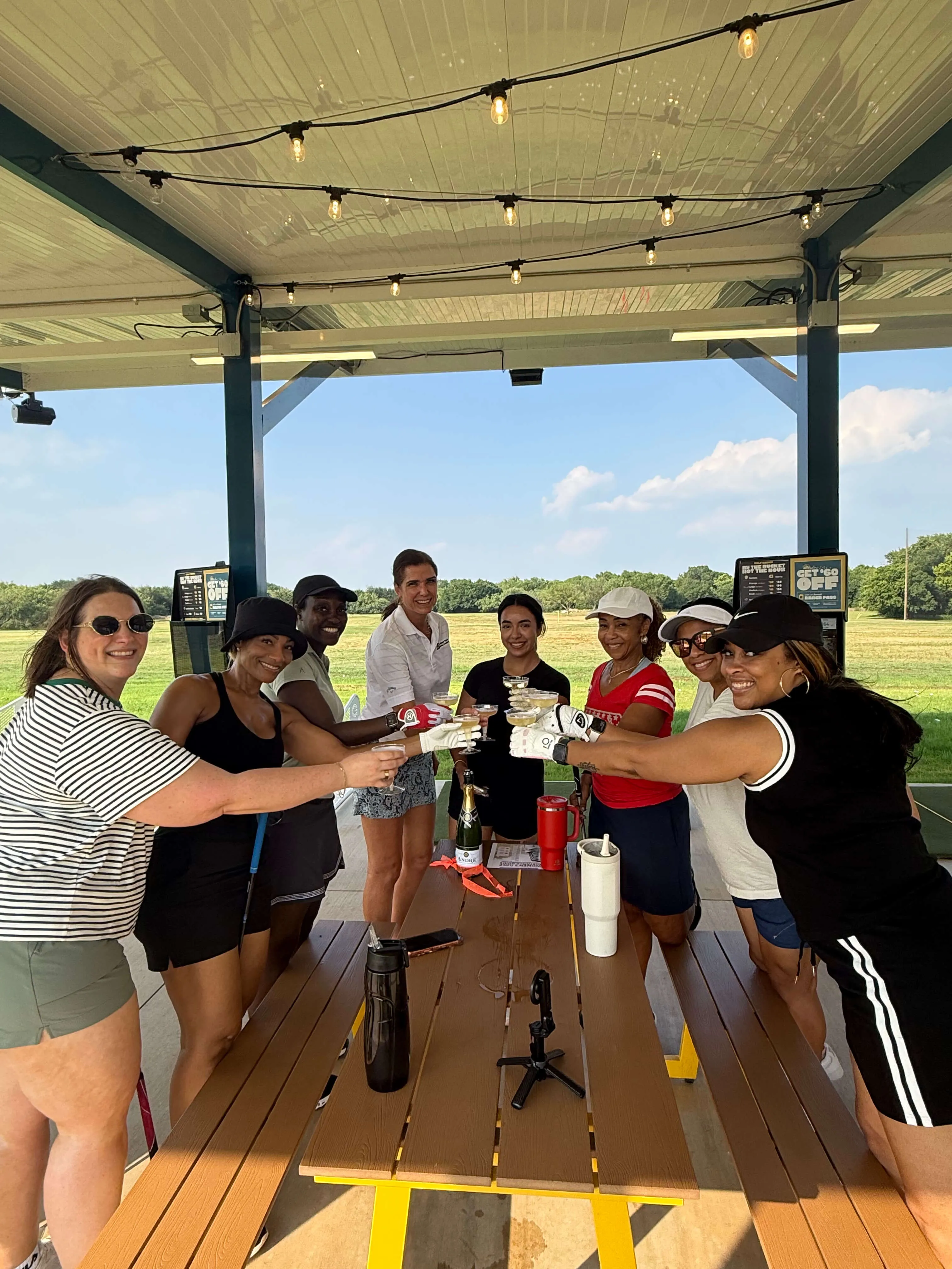 Women's golf clinic group at Golf Ranch Lee's Summit