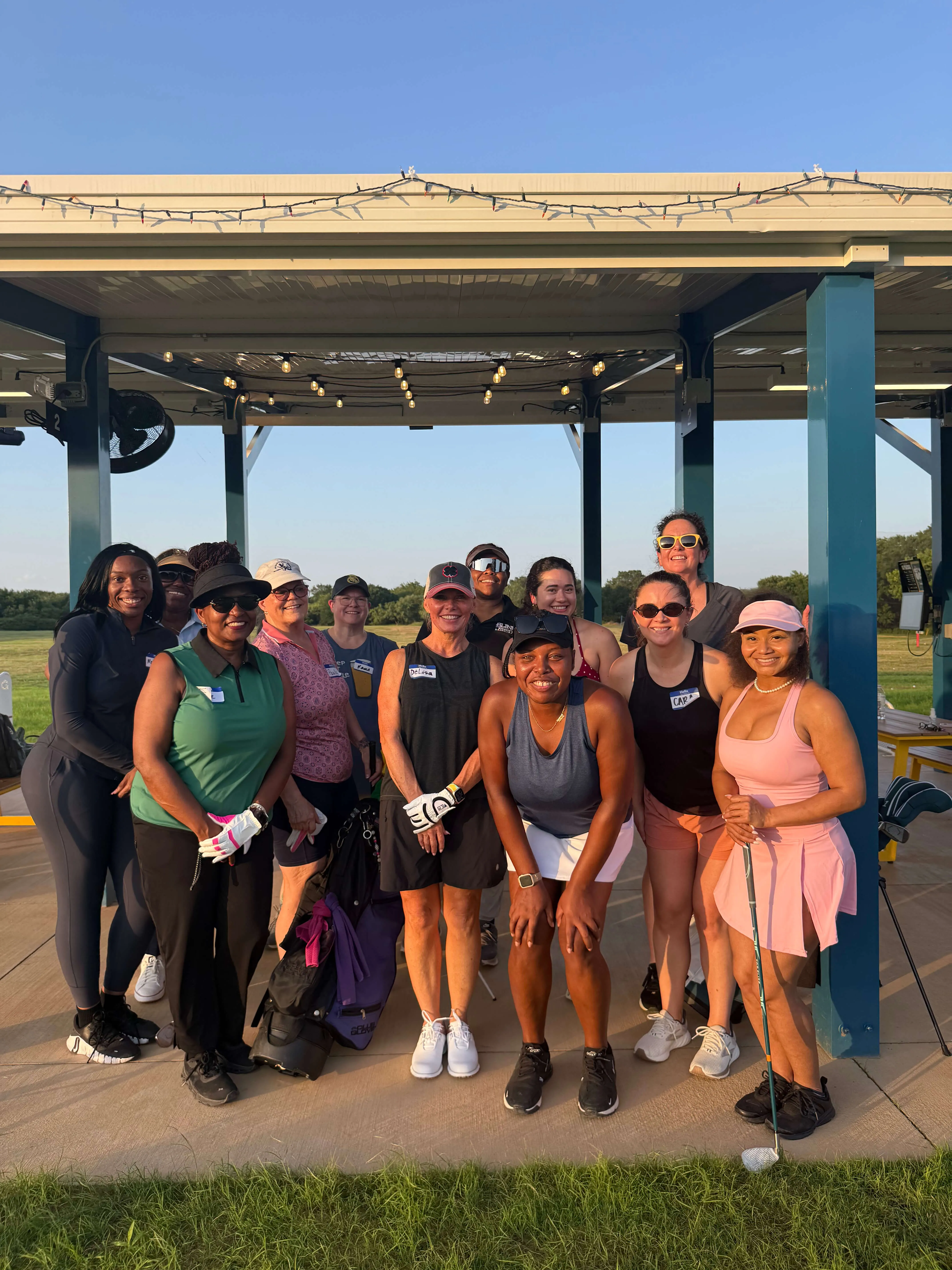 Women's golf clinic group at Golf Ranch Lee's Summit