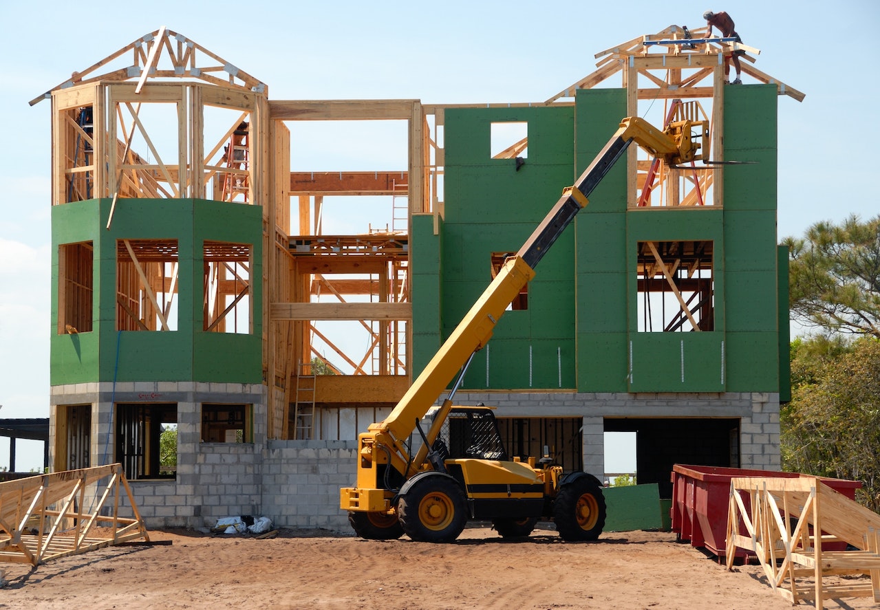 A construction site